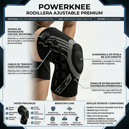 Rodilleras PowerKnee Ajustables